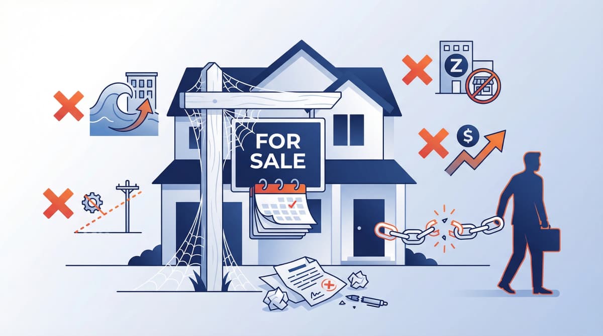 Why Properties Sit on the Market: Due Diligence Issues That Kill Deals