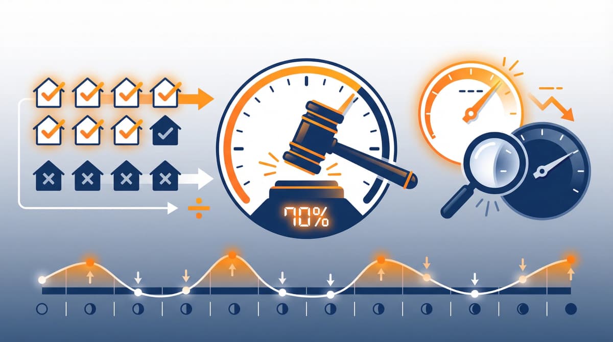 Auction Clearance Rates: What They Actually Tell You (And What They Don't)
